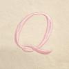 imageDALIX Womens Cotton Canvas Tote Bag Large Shoulder Bags Pink Monogram A  ZQ