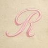 imageDALIX Womens Cotton Canvas Tote Bag Large Shoulder Bags Pink Monogram A  ZR