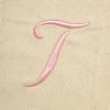 imageDALIX Womens Cotton Canvas Tote Bag Large Shoulder Bags Pink Monogram A  ZT
