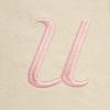 imageDALIX Womens Cotton Canvas Tote Bag Large Shoulder Bags Pink Monogram A  ZU