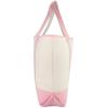 imageDALIX Womens Cotton Canvas Tote Bag Large Shoulder Bags Pink Monogram A  ZU