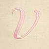 imageDALIX Womens Cotton Canvas Tote Bag Large Shoulder Bags Pink Monogram A  ZV