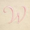 imageDALIX Womens Cotton Canvas Tote Bag Large Shoulder Bags Pink Monogram A  ZW