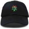 imageDALIX Christmas Holidays Mistletoe Hat Womens Embroidered Baseball CapBlack