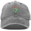 imageDALIX Christmas Holidays Mistletoe Hat Womens Embroidered Baseball CapBlack Vintage
