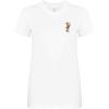 imageDALIX Christmas Shy Elf TShirt Womens Embroidered Shirt Extra Large White