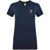 imageDALIX Christmas Shy Elf TShirt Womens Embroidered Shirt Medium Navy Blue