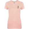 imageDALIX Christmas Shy Elf TShirt Womens Embroidered Shirt Small Light Pink