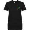 imageDALIX Christmas Xmas Tree TShirt Womens Embroidered ShirtBlack