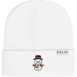 imageChristmas Cute Snowman Beanie Warm Winter Cap Embroidered HatWhite