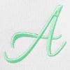 imageDALIX Monogram Beach Bag and Totes for Women Personalized Gifts Mint Green A ZA