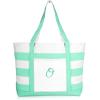 imageDALIX Monogram Beach Bag and Totes for Women Personalized Gifts Mint Green A ZO