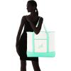 imageDALIX Monogram Tote Bag For Women Open Top Mint Green Personalized Letter AZA