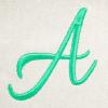 imageDALIX Monogram Tote Bag For Women Open Top Mint Green Personalized Letter AZA