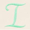 imageDALIX Monogram Tote Bag For Women Open Top Mint Green Personalized Letter AZI