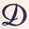 imageDALIX Personalized Tote Bag For Women Monogram Initial Open Top Navy Blue AZD