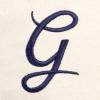 imageDALIX Personalized Tote Bag For Women Monogram Initial Open Top Navy Blue AZG