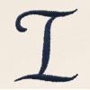 imageDALIX Personalized Tote Bag For Women Monogram Initial Open Top Navy Blue AZI
