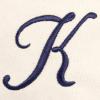 imageDALIX Personalized Tote Bag For Women Monogram Initial Open Top Navy Blue AZK