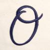 imageDALIX Personalized Tote Bag For Women Monogram Initial Open Top Navy Blue AZO