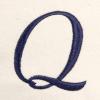 imageDALIX Personalized Tote Bag For Women Monogram Initial Open Top Navy Blue AZQ