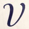 imageDALIX Personalized Tote Bag For Women Monogram Initial Open Top Navy Blue AZV