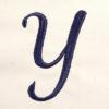 imageDALIX Personalized Tote Bag For Women Monogram Initial Open Top Navy Blue AZY