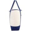 imageDALIX Personalized Tote Bag For Women Monogram Initial Open Top Navy Blue AZZ