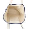 imageDALIX Personalized Tote Bag For Women Monogram Initial Open Top Navy Blue AZZ