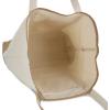 imageDALIX Womens Natural Tote Bag Shoulder Bags Brown With Monogram Letter A  ZT