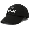 imageDALIX 1 Mom Hat Number One Embroidered Baseball CapBlack