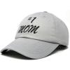 imageDALIX 1 Mom Hat Number One Embroidered Baseball CapGray