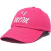 imageDALIX 1 Mom Hat Number One Embroidered Baseball CapHot Pink