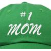 imageDALIX 1 Mom Hat Number One Embroidered Baseball CapKelly Green