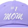 imageDALIX 1 Mom Hat Number One Embroidered Baseball CapLavender