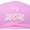 imageDALIX 1 Mom Hat Number One Embroidered Baseball CapLight Pink