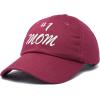 imageDALIX 1 Mom Hat Number One Embroidered Baseball CapMaroon