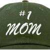 imageDALIX 1 Mom Hat Number One Embroidered Baseball CapOlive