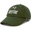 imageDALIX 1 Mom Hat Number One Embroidered Baseball CapOlive