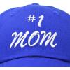 imageDALIX 1 Mom Hat Number One Embroidered Baseball CapRoyal Blue