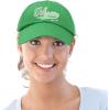 imageDALIX Embroidered Varsity Mom Cotton Dad Hat Women College GiftKelly Green