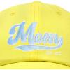 imageDALIX Embroidered Varsity Mom Cotton Dad Hat Women College GiftYellow
