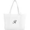 imageDALIX Large Canvas Tote Bag for Women Work Bag Beach Totes Monogrammed White A  ZR