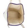 imageDALIX Womens Canvas Tote Bag Shoulder Bags Open Top Purple Monogram AZA