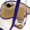 imageDALIX Womens Canvas Tote Bag Shoulder Bags Open Top Purple Monogram AZA