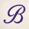 imageDALIX Womens Canvas Tote Bag Shoulder Bags Open Top Purple Monogram AZB