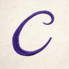imageDALIX Womens Canvas Tote Bag Shoulder Bags Open Top Purple Monogram AZC