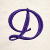 imageDALIX Womens Canvas Tote Bag Shoulder Bags Open Top Purple Monogram AZD