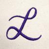 imageDALIX Womens Canvas Tote Bag Shoulder Bags Open Top Purple Monogram AZL