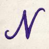 imageDALIX Womens Canvas Tote Bag Shoulder Bags Open Top Purple Monogram AZN